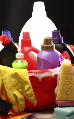 Conservateurs dans les produits chimiques domestiques